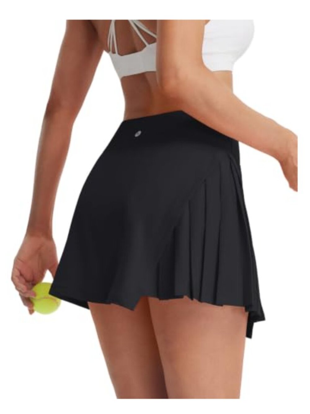 Women's A-Line Tennis Skort with Pockets High Waisted Quick-Dry Athletic Skirt